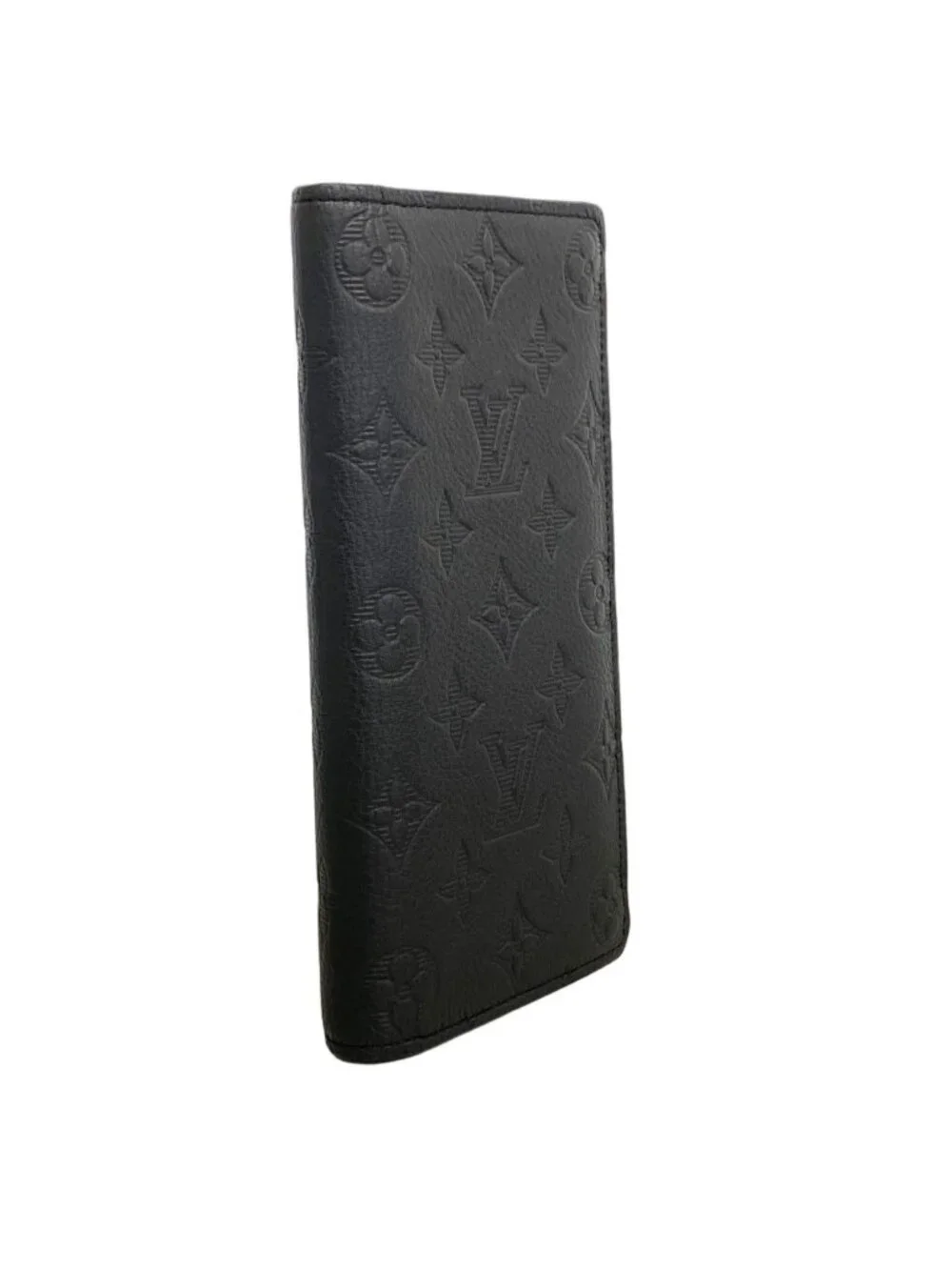 Louis Vuitton Wallet Monogram Shadow Portefeuille Brazza Black